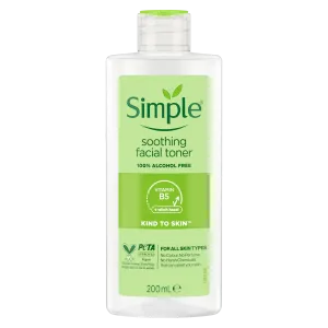 Simple Kind to Skin Soothing Facial Toner with Vitamin B5 & Witch Hazel
